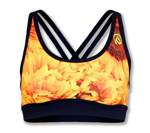 sunflower sports bra