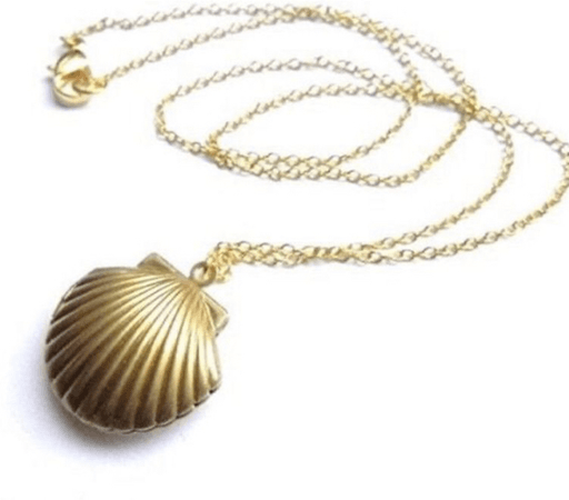 gold mermaid necklace