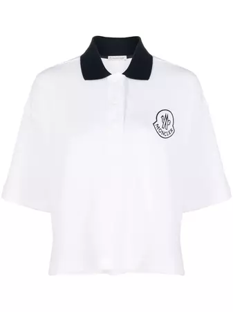 Moncler logo-embroidered Polo Shirt - Farfetch