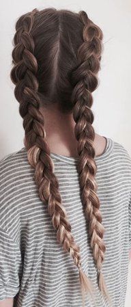 French Braid Pigtails