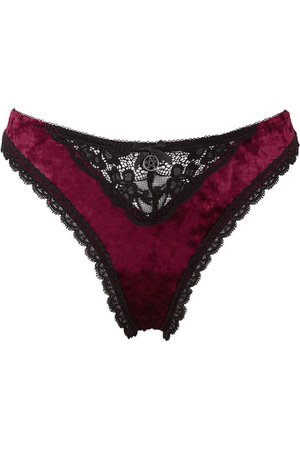 Immortal Velvet Panty [WINE] - Shop Now | KILLSTAR.com | KILLSTAR - US Store