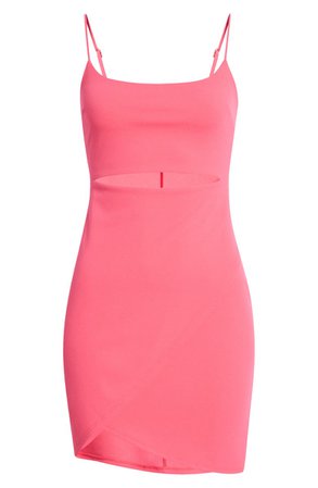 Cutout on the Town Cutout Body-Con Minidress | Nordstrom