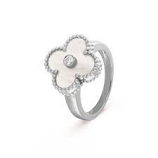 van cleef ring white gold - Google Search