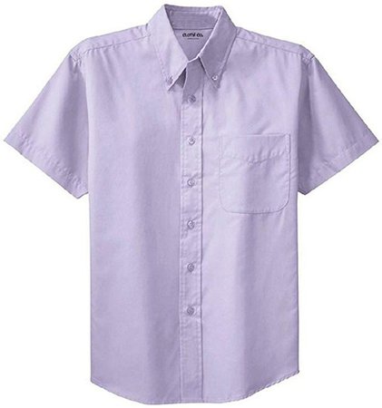 Clothe Co. Men's Short Sleeve Wrinkle Resistant Easy Care Button Up Shirt at Amazon Men’s Clothing store