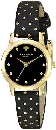 Amazon.com: kate spade new york Women's 1YRU0890 Mini Metro Analog Display Japanese Quartz Black Watch: Kate Spade: Clothing