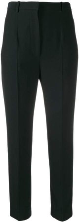 high waisted tailored trousers