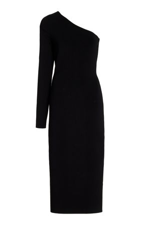Vb Body Stretch-Jersey One-Shoulder Midi Dress By Victoria Beckham | Moda Operandi