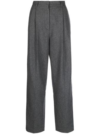 TOTEME double-pleated Tailored Trousers - Farfetch