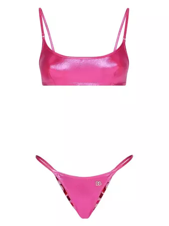 Dolce & Gabbana high-shine Bikini Set - Farfetch