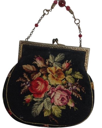 vintage floral purse