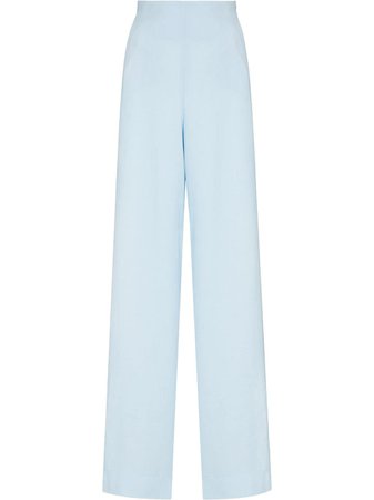 Shop Materiel wide-leg twill trousers with Express Delivery - FARFETCH