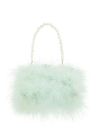 feather purse