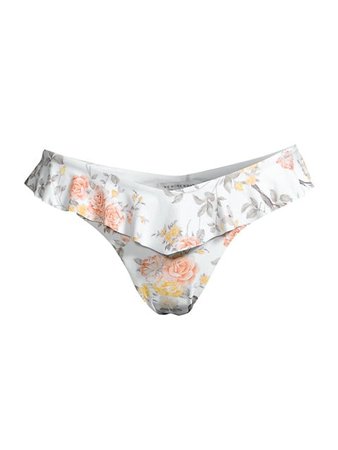 WeWoreWhat Delilah Ruffle Floral Bikini Bottoms | SaksFifthAvenue