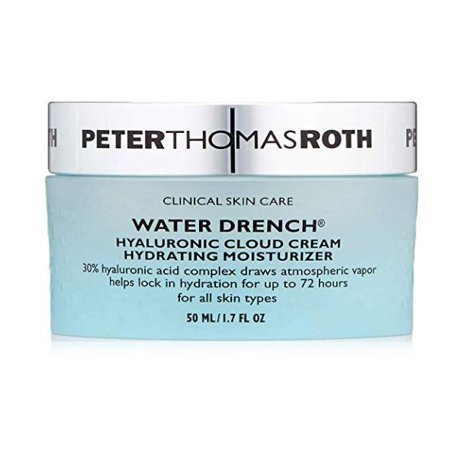 ($52 Value) Peter Thomas Roth Water Drench Hyaluronic Cloud Cream Hydrating Face Moisturizer, 1.7 Oz - Walmart.com - Walmart.com blue