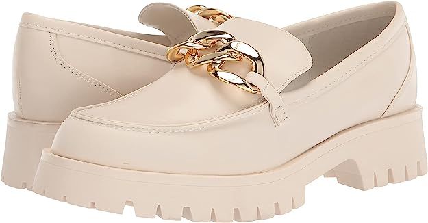 NINE WEST Women's GRACY3 Loafer, Chic Cream, 5.5 | Loafers & Slip-Ons