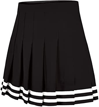 Amazon.com Double-Knit Knife-Pleat Cheerleading Skirt - Cheer Uniform Skirt