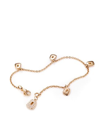 MATTIOLI 18kt Rose Gold Diamond Charm Bracelet - Farfetch