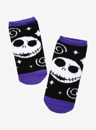 The Nightmare Before Christmas Jack Chenille No-Show Socks