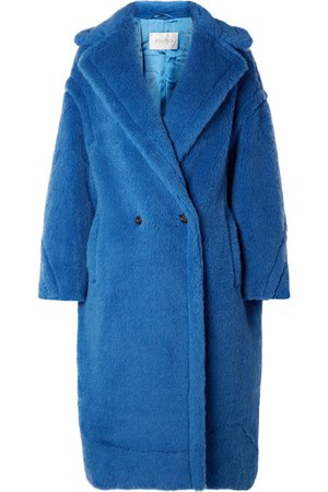 Max Mara | Teddy Bear alpaca, wool and silk-blend coat | NET-A-PORTER.COM