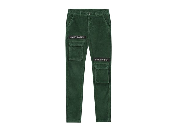 Daily Paper Green Corduroy Cargo Pants