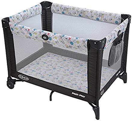 Amazon.com : Graco Pack 'n Play Portable Playard | Push Button Compact Fold, Carnival : Baby