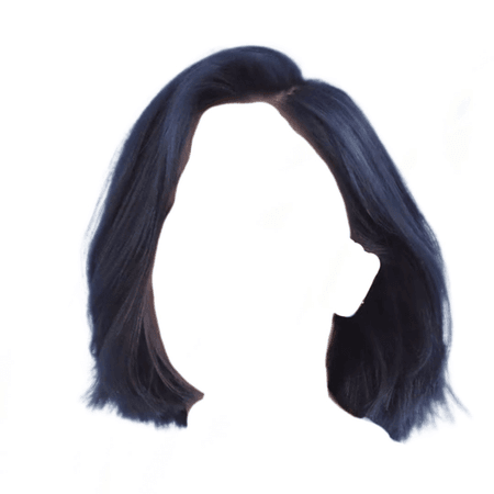 Gemini Kpop blue bob hair
