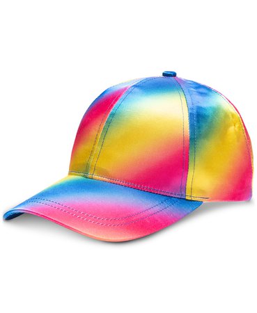 I.N.C. Tie Dye Rainbow Baseball Cap