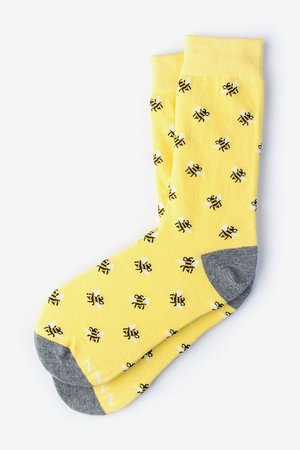 Bee Socks | Yellow Bumble Bee Socks | Ties.com