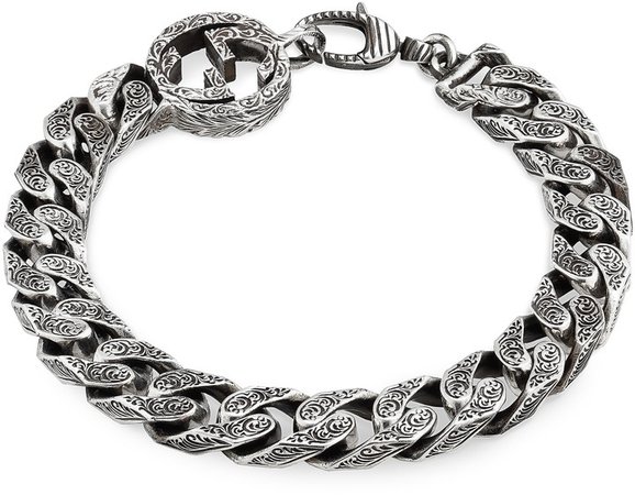 Interlocking-G Curb Chain Bracelet