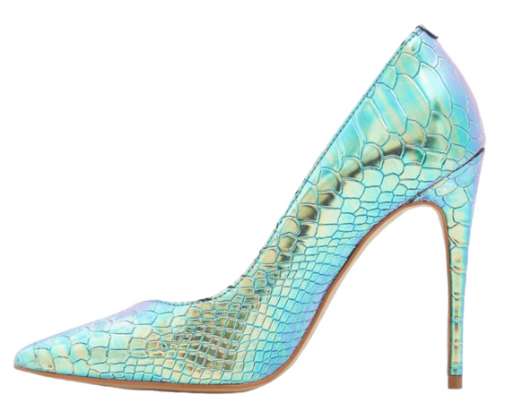 iridiscent mermaid shoes