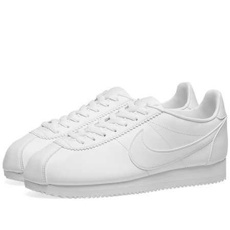 Nike Classic Cortez Leather W White & White | END.