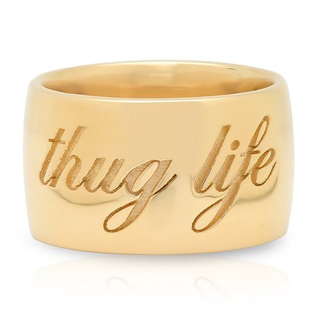 Thug Life Ring — Established Jewelry