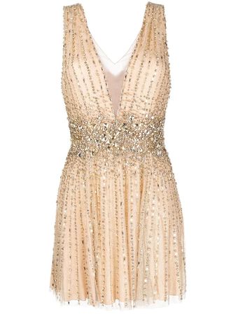 Jenny Packham Sissy bead-embellished Dress - Farfetch