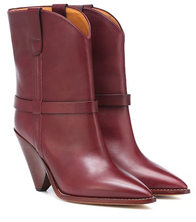 Lamsy leather ankle boots