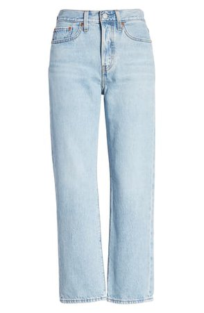 Levi's® Wedgie High Waist Crop Straight Leg Jeans (Mongomery Baked) | Nordstrom