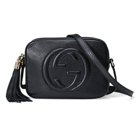 Soho small leather disco bag in Black leather | Gucci Women's Shoulder Bags