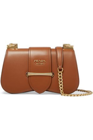 Prada | Sidonie medium leather shoulder bag | NET-A-PORTER.COM