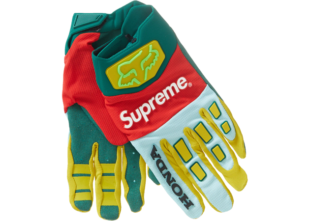 supreme x honda fox racing gloves