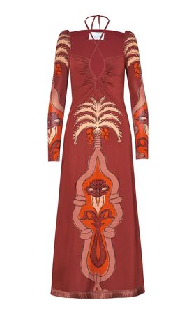 Baraflorida Printed Jersey Midi Dress By Johanna Ortiz | Moda Operandi