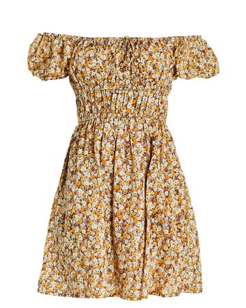 Faithfull The Brand Viola Cotton Mini Dress | INTERMIX®