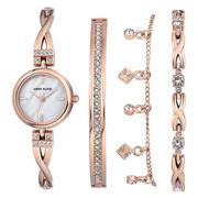 Anne Klein Rose Gold Ladies Watch & Bracelet Set - AK3082RGST – The Watch Factory Australia