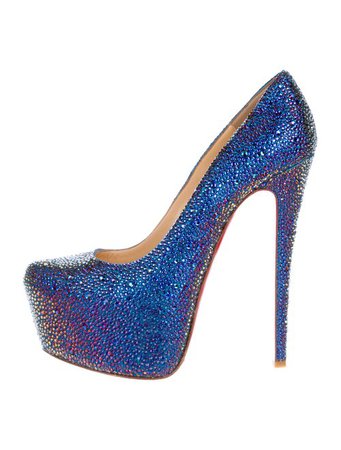 Christian Louboutin Christian Louboutin Strass Daffodile 160 Pumps - Shoes - CHT103406 | The RealReal