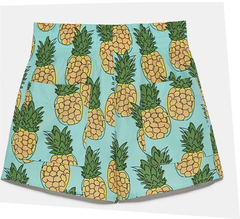 Zara Pineapple shorts