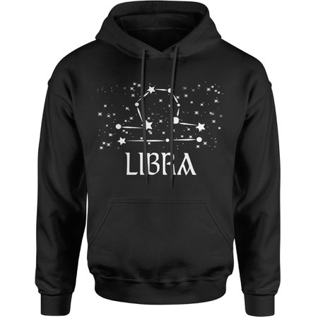 Libra Zodiac Star Chart Adult Hoodie Sweatshirt