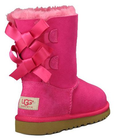 Ugg Boots for kids Bailey Bow Cerise Pink from Landau Store