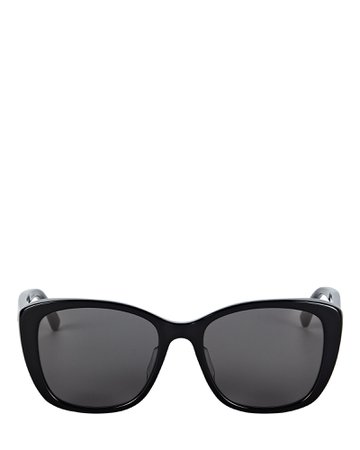 Bottega Veneta Rectangular Cat Eye Sunglasses | INTERMIX®