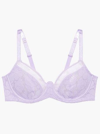 Floral Glow Unlined Lace Bra in Purple | SAVAGE X FENTY