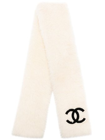 Chanel Pre-Owned Sjal i Konstpäls Från 1990-talet - Farfetch