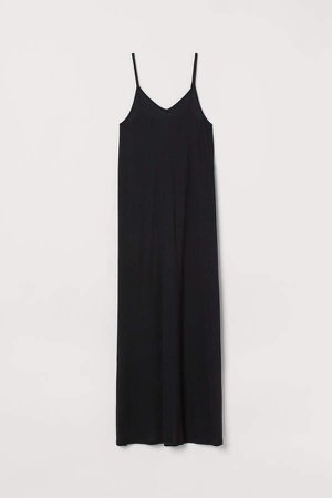 Slip-style Dress - Black