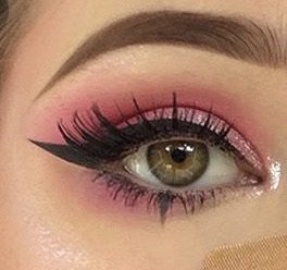 glam pink makeup